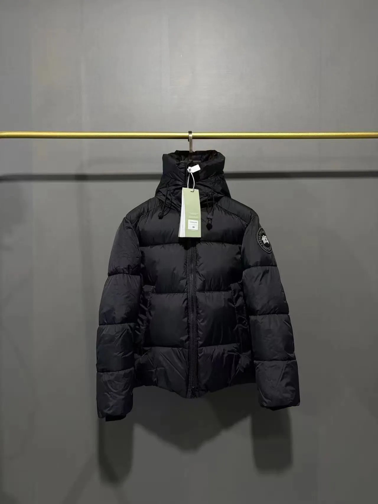 Canada Goose Down Jackets Quilted puffer jacket with Arctic Program sleeve patch — 30