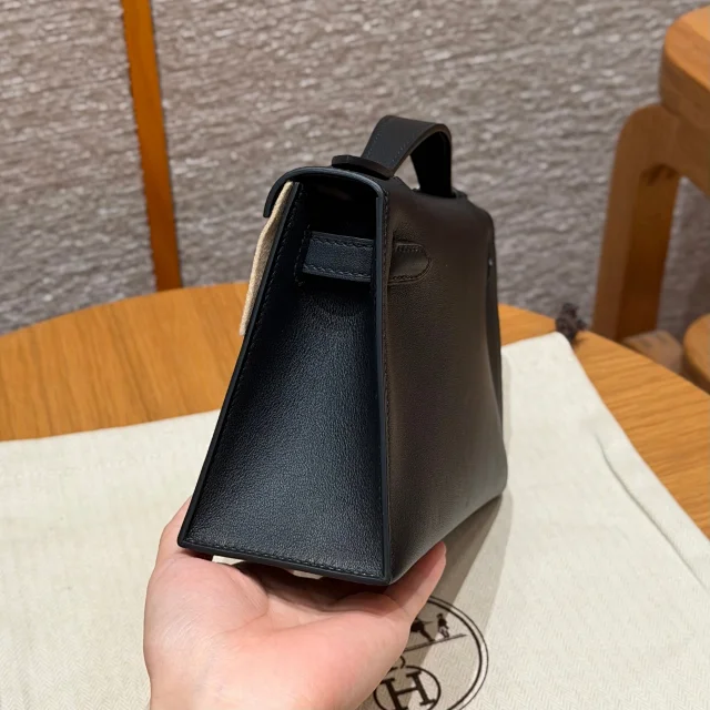 Unbranded Handbags Structured top-handle turn-lock handbag product detail image 7