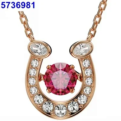 Swarovski Jewelry Crystal Halo Link Necklace product detail image 26