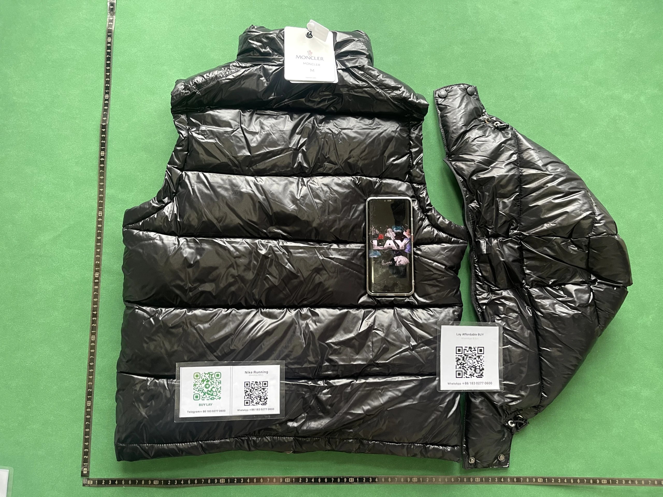 Moncler Vests Quilted puffer vest with detachable hood image 4