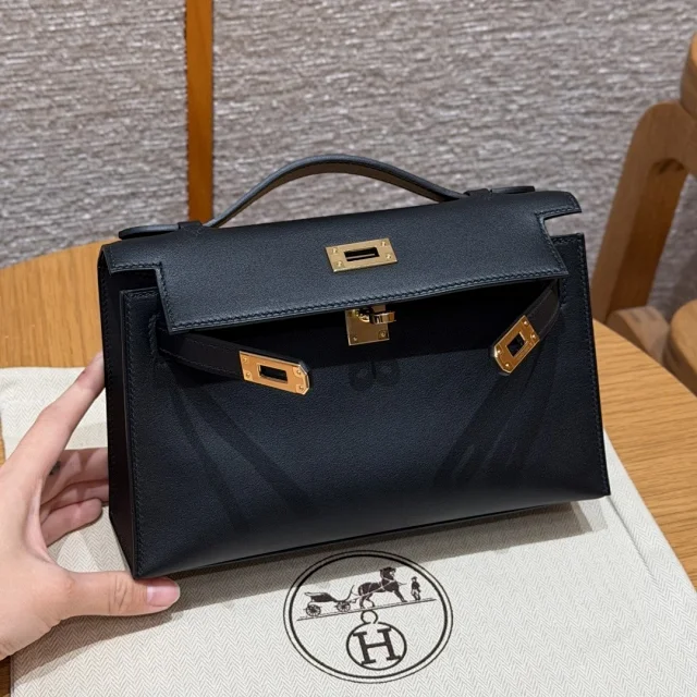 Unbranded Handbags Structured top-handle turn-lock handbag product detail image 11