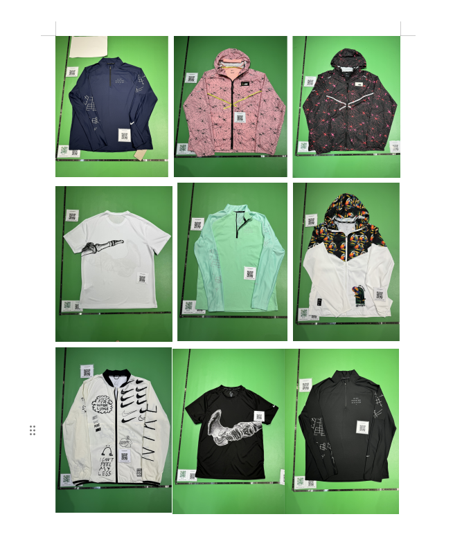 Assorted Men's Athletic Tops and Jackets