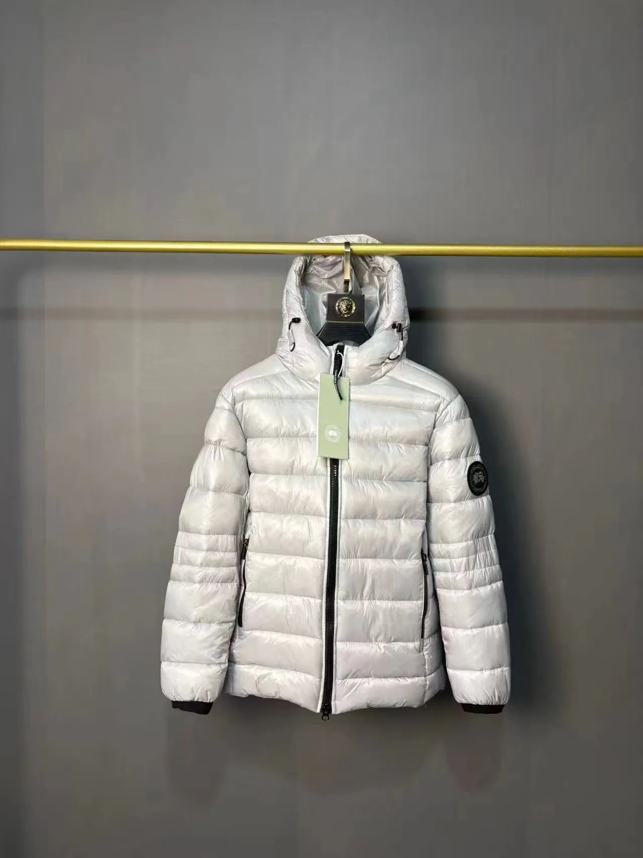 Canada Goose Down Jackets Quilted puffer jacket with Arctic Program sleeve patch — 25