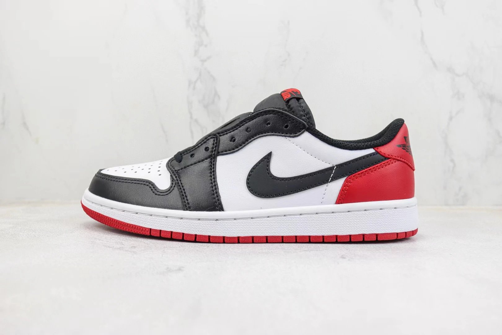 Jordan 1 Low Shoes — black red CZ0790-106 colorway — USFans Spreadsheet photo