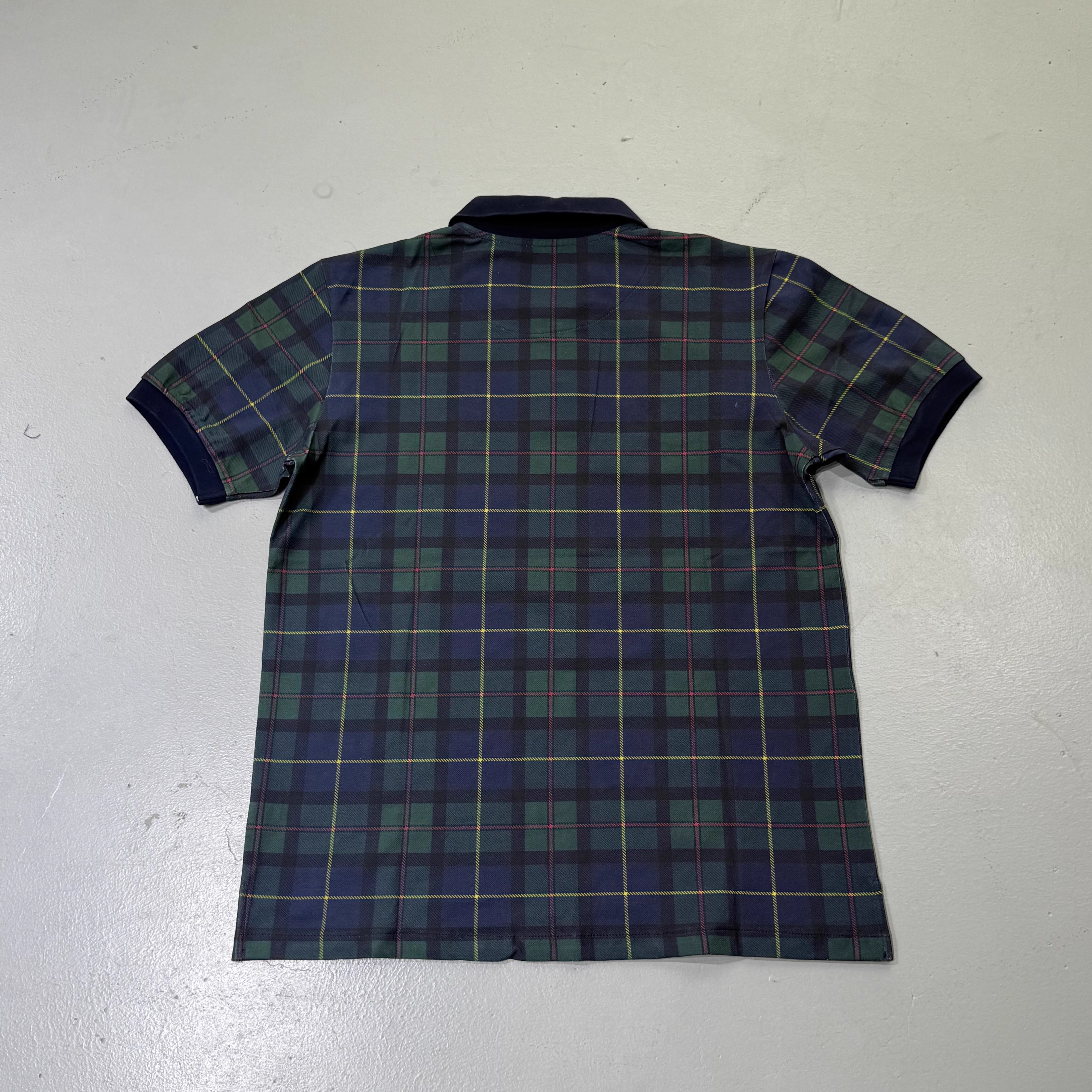 Ralph Lauren Shirt Plaid Embroidered Green