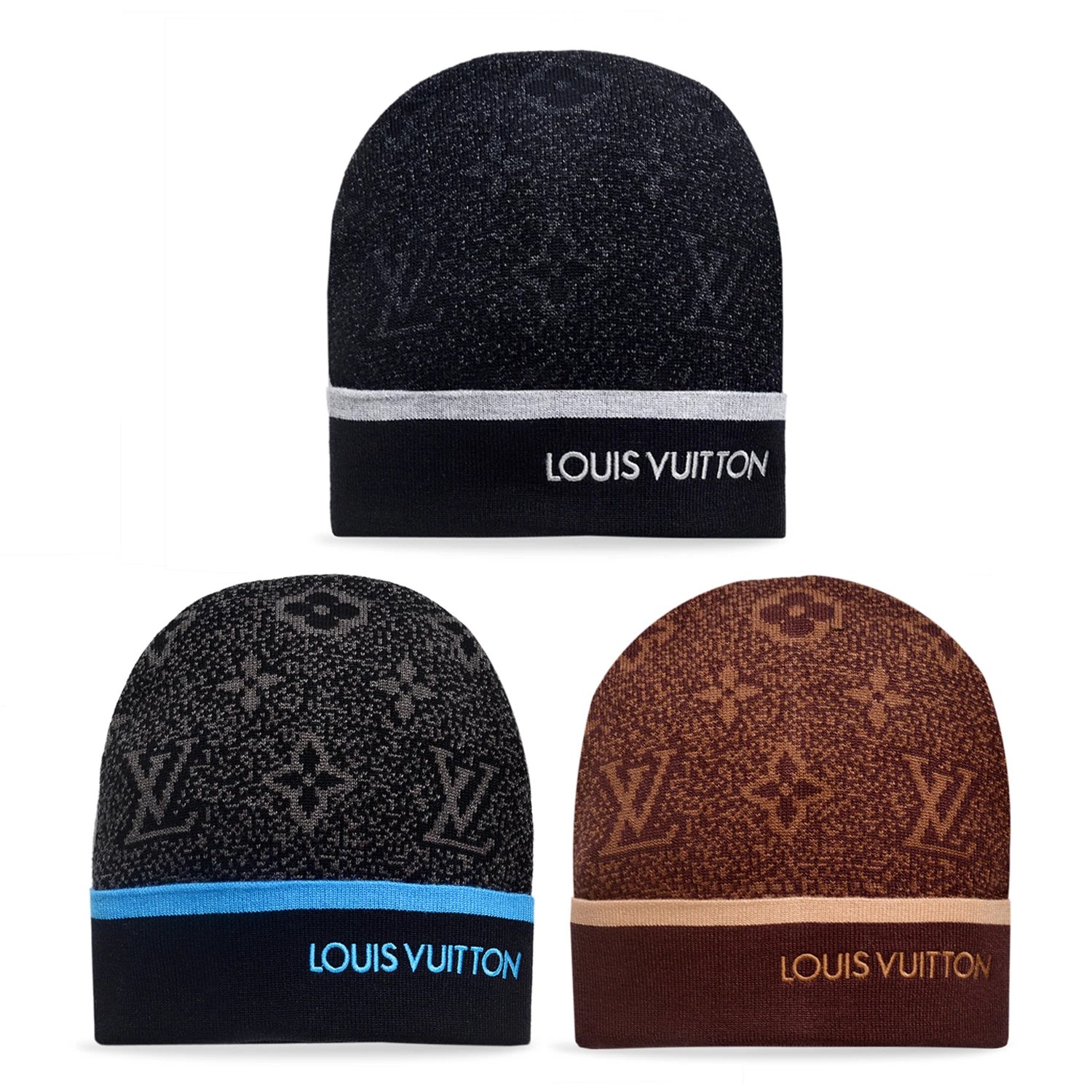 LOUIS VUITTON Monogram Eclipse My Monogram Cap - Men's Beanie
