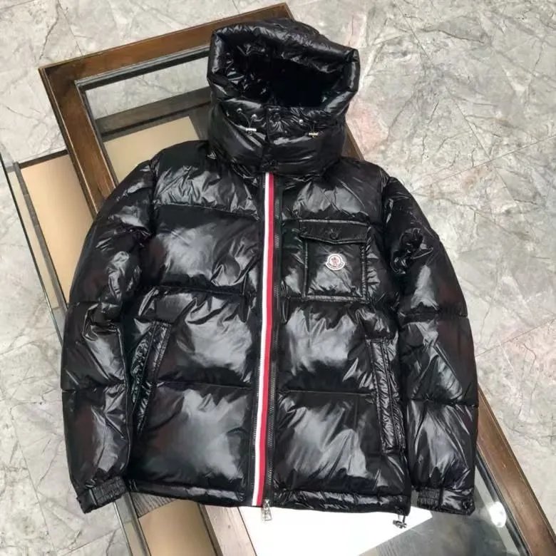 Moncler Velvet Down Jacket Dusty Pink Outerwear - 14