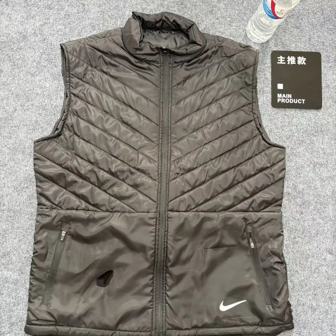 Heat gathering sports vest - brown