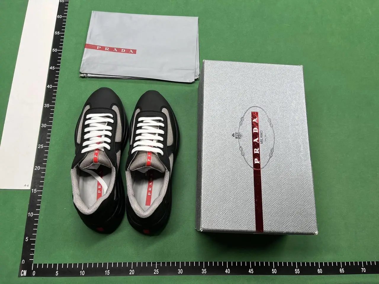 Prada Re-Nylon Nylon Sneakers Light Blue Mesh Sneakers - 5