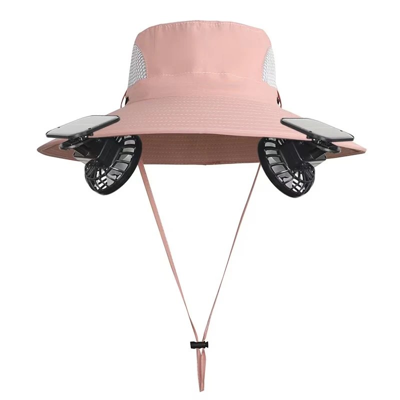 Unbranded Hats Solar-Powered Fan Sun Hat — 13