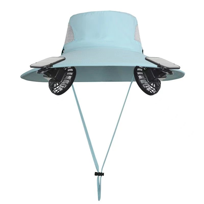 Unbranded Hats Solar-Powered Fan Sun Hat — 14