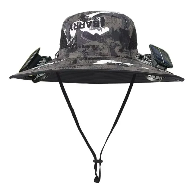Unbranded Hats Solar-Powered Fan Sun Hat product detail image 10
