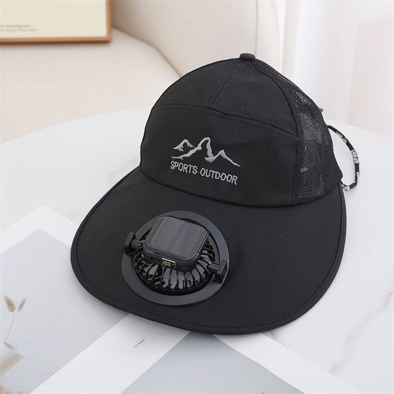 Unbranded Hats Solar-Powered Fan Sun Hat image 3