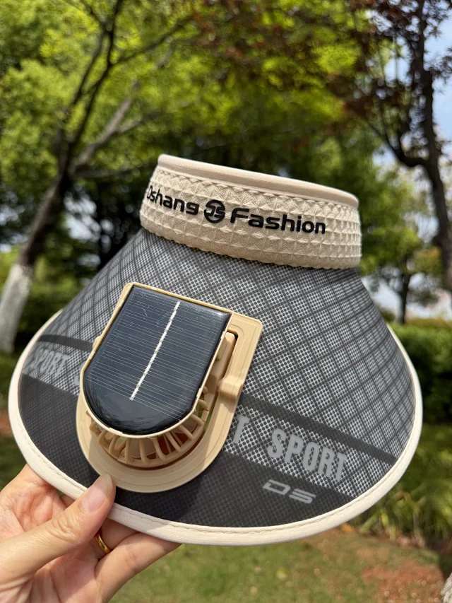 Unbranded Hats Solar-Powered Fan Sun Hat product detail image 14