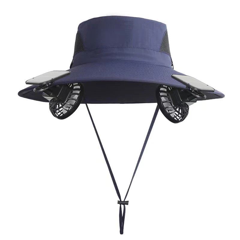 Unbranded Hats Solar-Powered Fan Sun Hat — 15