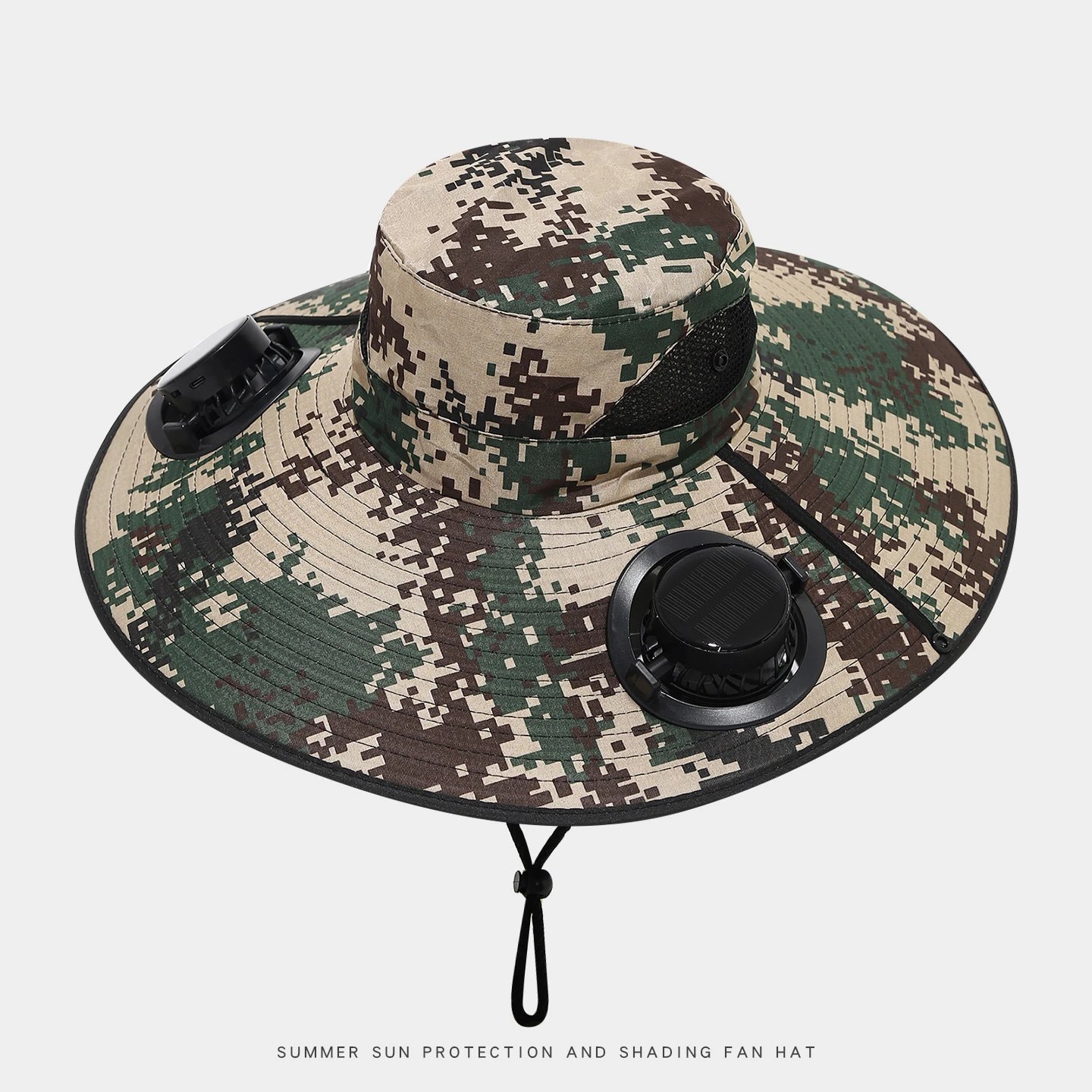 Unbranded Hats Solar-Powered Fan Sun Hat — 8