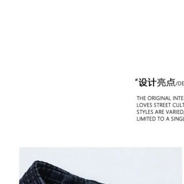 RFAUSNITY Shirts Plaid Long-Sleeve Button-Up Shirt with Chest Pocket product detail image 17