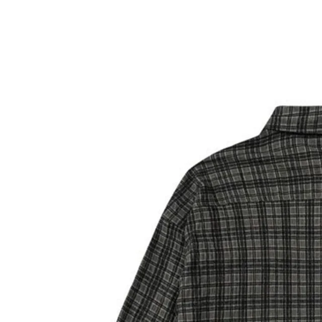 RFAUSNITY Shirts Plaid Long-Sleeve Button-Up Shirt with Chest Pocket product detail image 15
