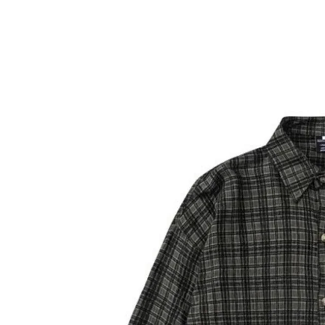 RFAUSNITY Shirts Plaid Long-Sleeve Button-Up Shirt with Chest Pocket product detail image 13