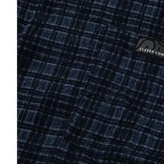 RFAUSNITY Shirts Plaid Long-Sleeve Button-Up Shirt with Chest Pocket product detail image 2