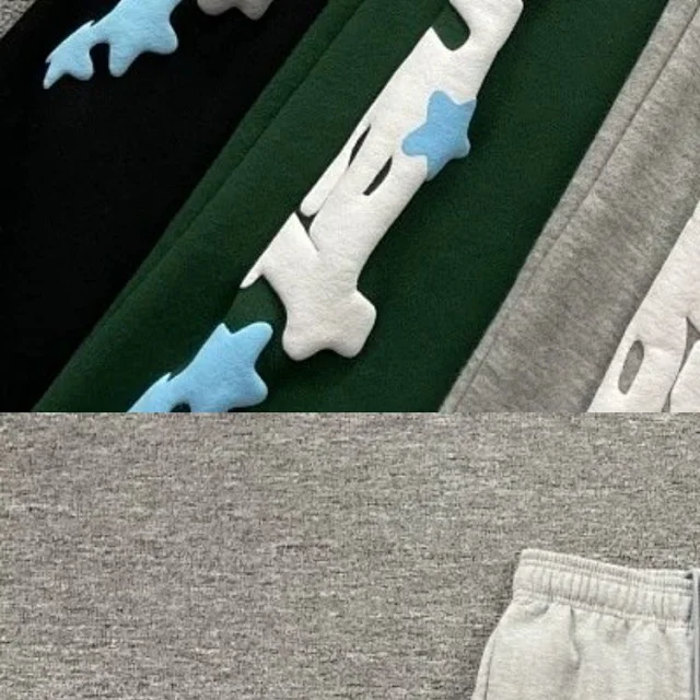 Broken Planet Trousers Fleece straight-leg with raised logo lettering product detail image 11