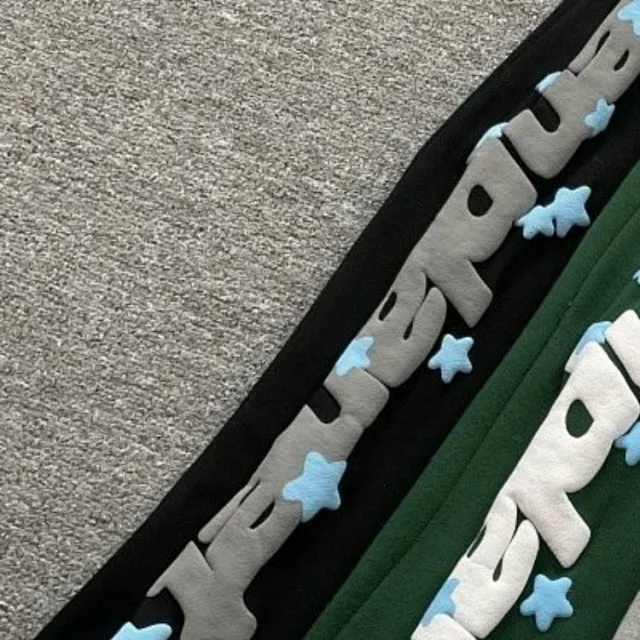 Broken Planet Trousers Fleece straight-leg with raised logo lettering product detail image 10
