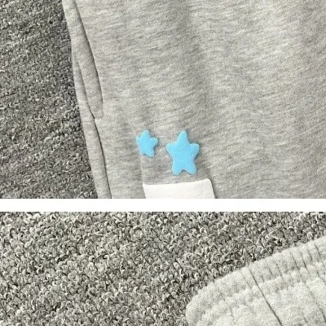 Broken Planet Trousers Fleece straight-leg with raised logo lettering product detail image 17