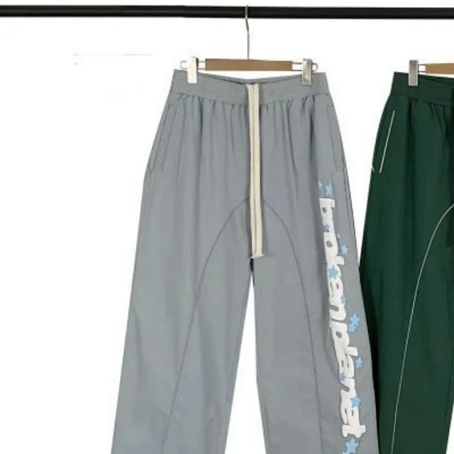 Broken Planet Trousers Drawstring straight-leg graphic product detail image 4