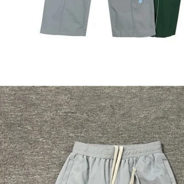 Broken Planet Trousers Drawstring straight-leg graphic product detail image 5