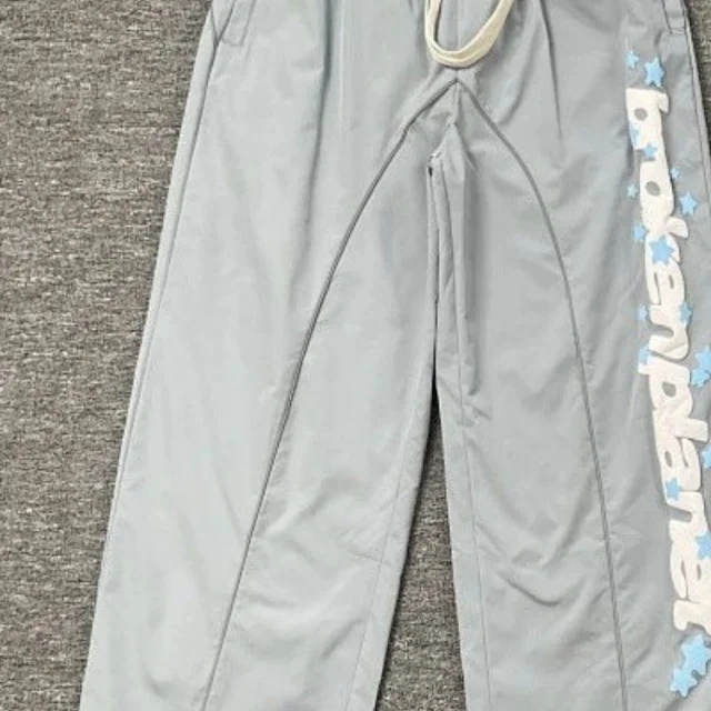 Broken Planet Trousers Drawstring straight-leg graphic product detail image 6