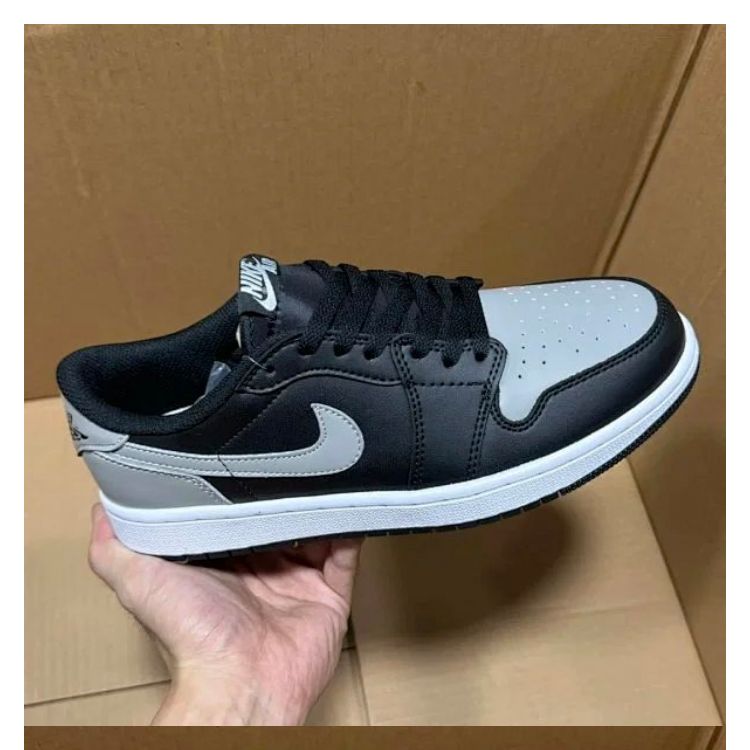 Nike Air Jordan 1 Low Black Grey Sneakers