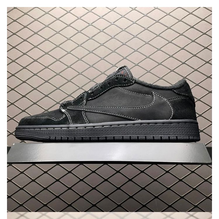 Nike Air Jordan 1 Low Triple Black Shoes