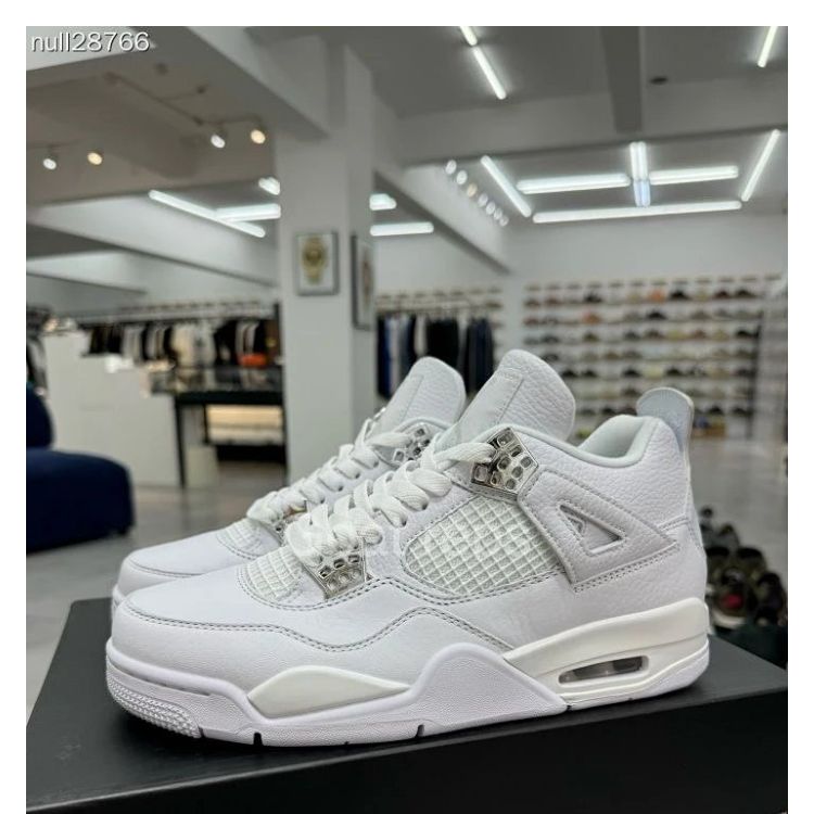 Air Jordan Classic All White Leather Basketball Shoes