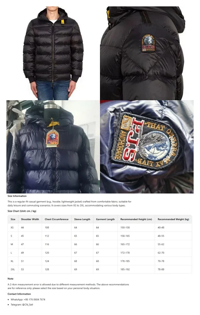Moncler Down Jackets Quilted jacket product detail image 3
