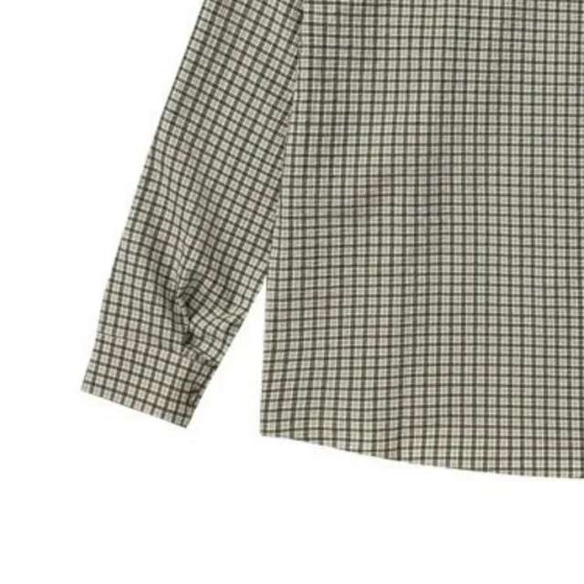 Unbranded Shirts Long-Sleeve Checkered Button-Up Shirt with Decorative Tie product detail image 8