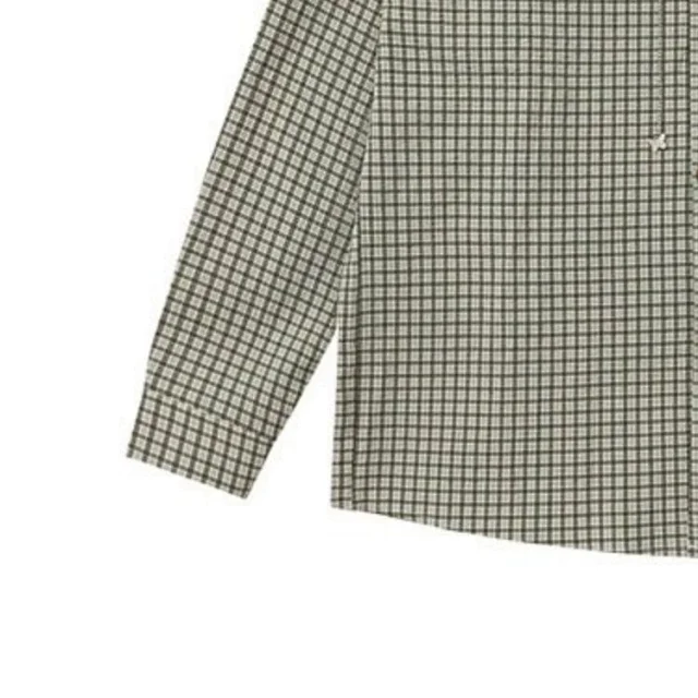Unbranded Shirts Long-Sleeve Checkered Button-Up Shirt with Decorative Tie product detail image 6