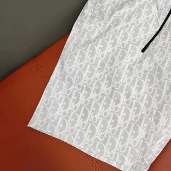 Dior Oblique Print Swim Shorts White - 38