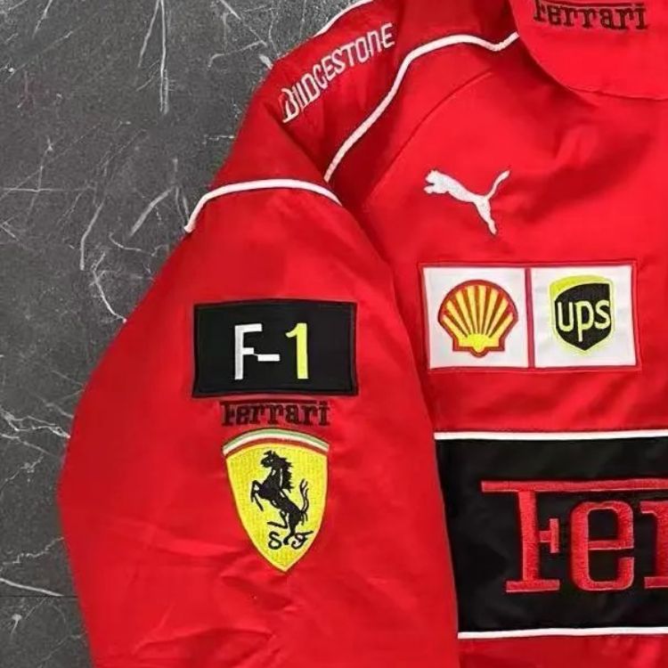 Lamborghini Racing-Style Full-Zip Track Jacket Black - 15
