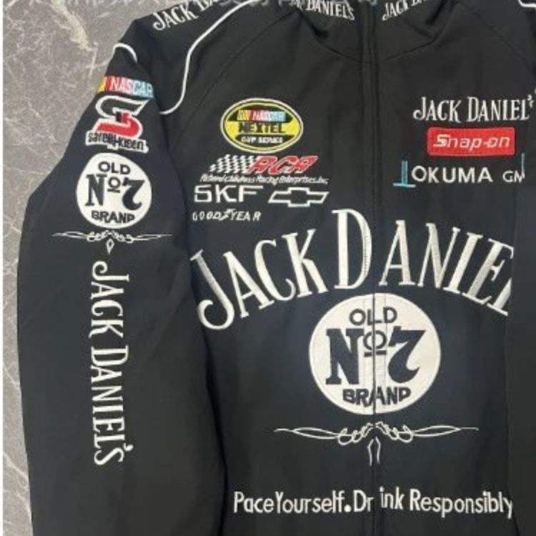 Lamborghini Racing-Style Full-Zip Track Jacket Black - 26