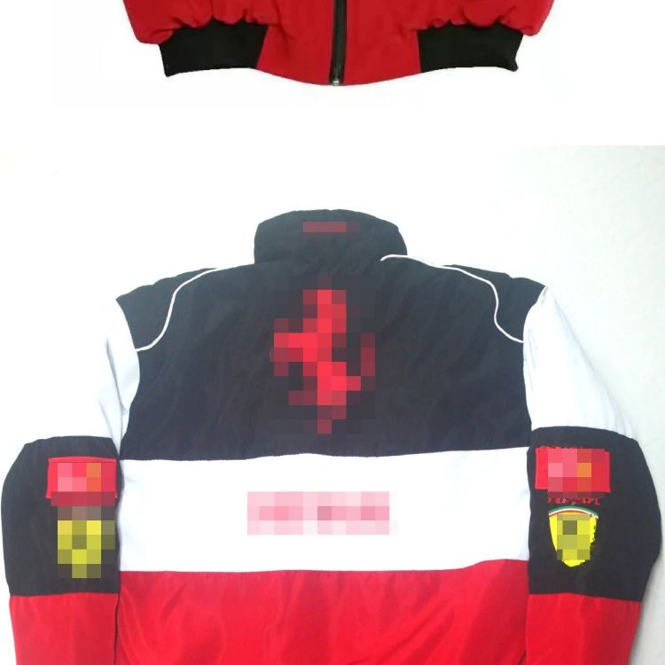Lamborghini Racing-Style Full-Zip Track Jacket Black - 41