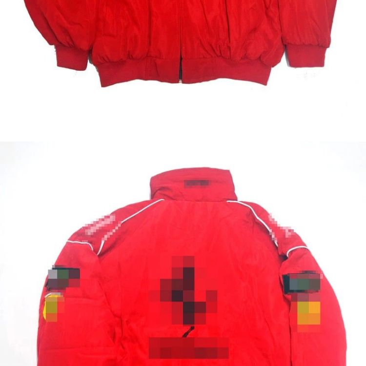 Lamborghini Racing-Style Full-Zip Track Jacket Black - 44