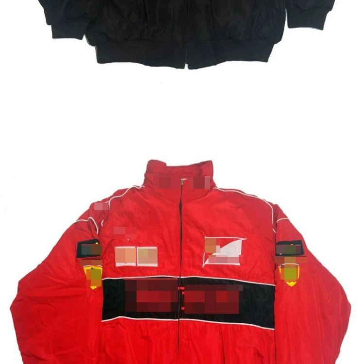 Lamborghini Racing-Style Full-Zip Track Jacket Black - 43
