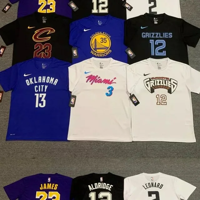 Nike T-Shirts NBA Golden State Warriors basketball graphic short-sleeve T-shirt product detail image 4