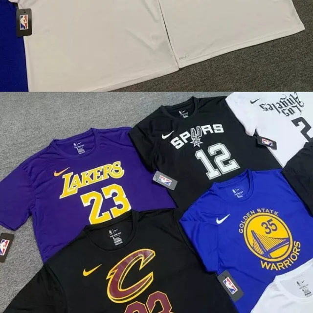 Nike T-Shirts NBA Golden State Warriors basketball graphic short-sleeve T-shirt product detail image 7