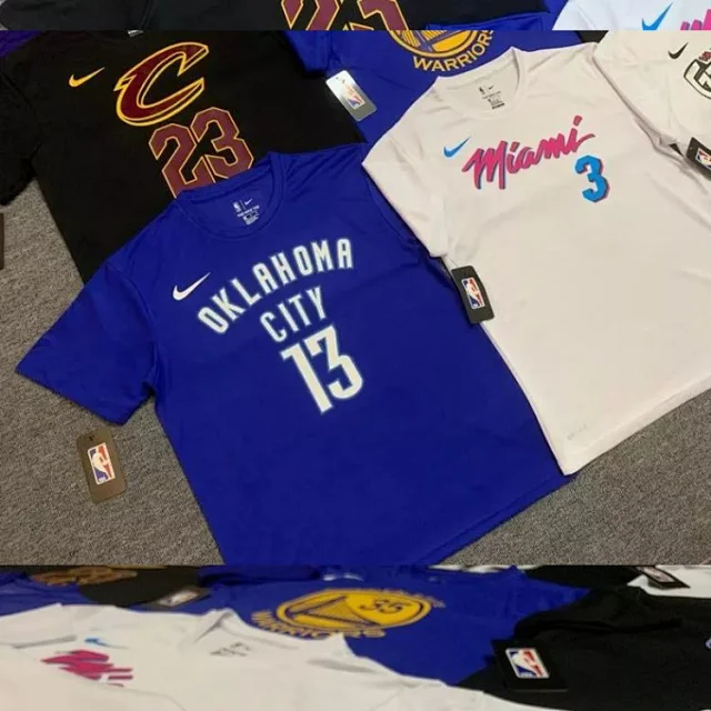 Nike T-Shirts NBA Golden State Warriors basketball graphic short-sleeve T-shirt product detail image 8
