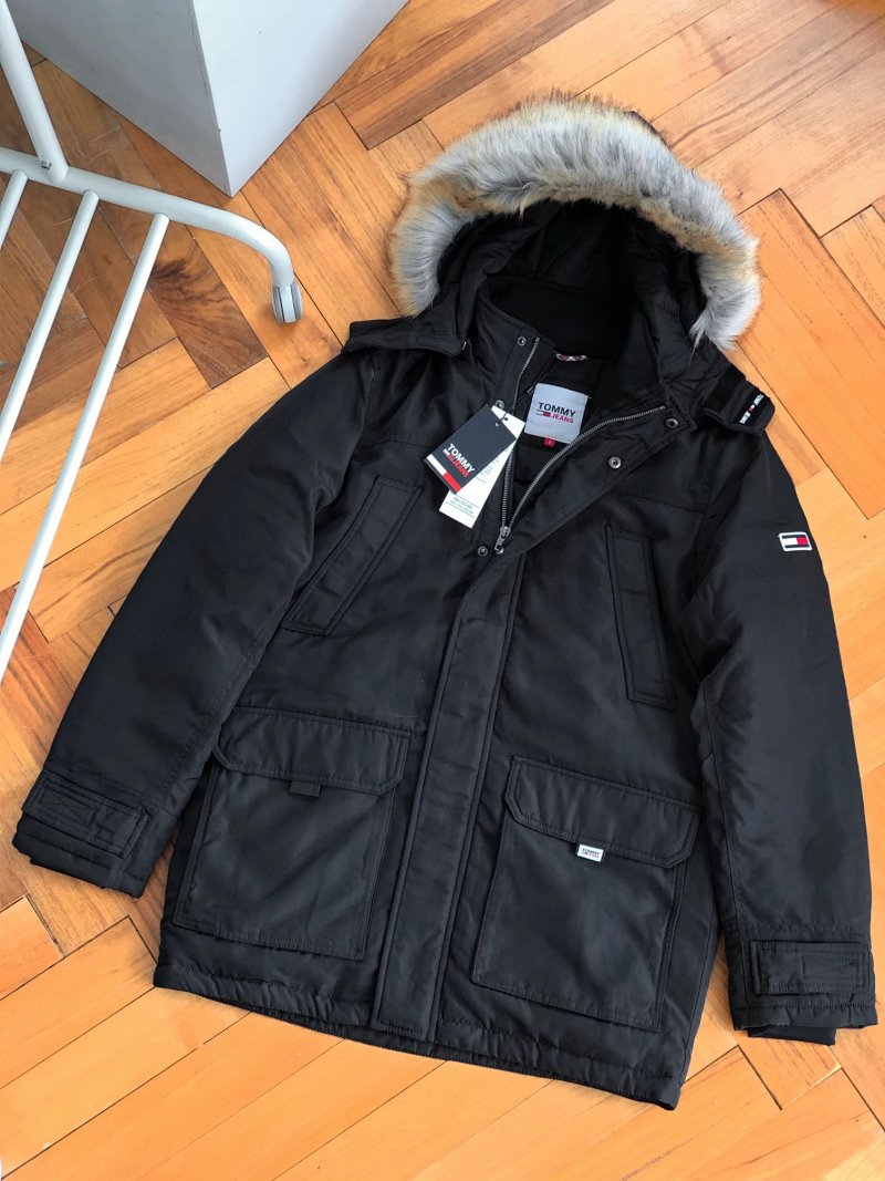 硬货:汤米 tommy jeans 秋冬 旗标 中长款派克服 429元包邮(吊牌价