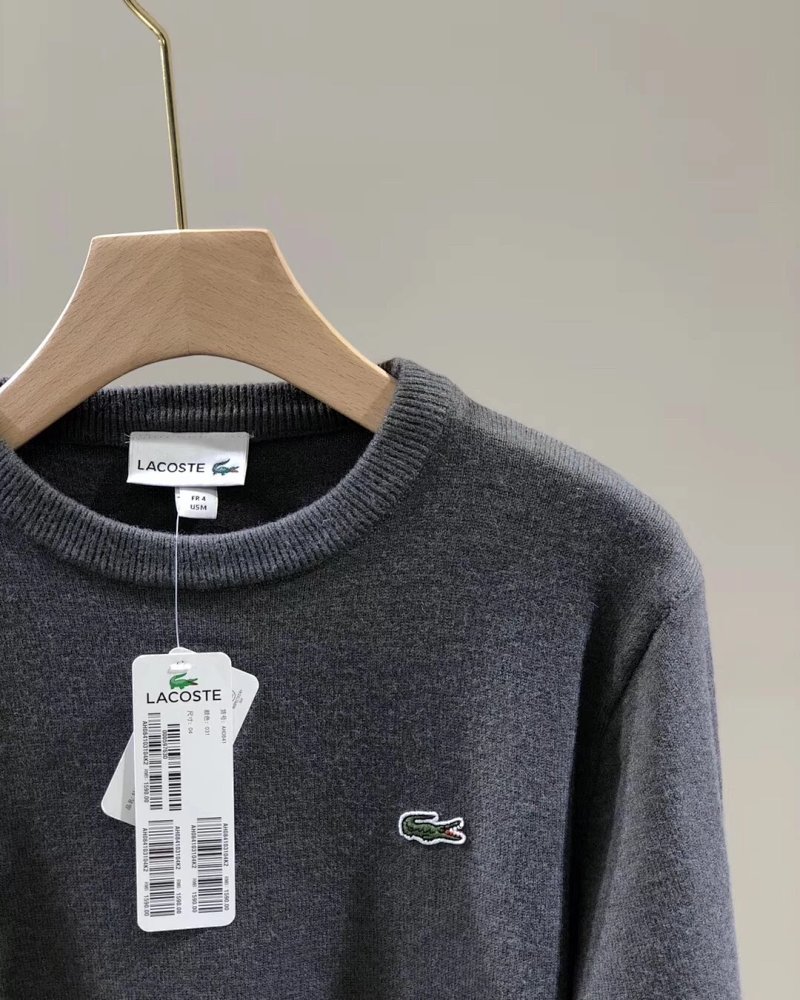 lacoste 法国鳄鱼 纯羊毛衫 团购价199元(吊牌价1590元,双11天猫665元