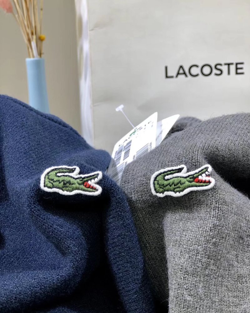 【售罄】100%纯羊毛、银线+荧光防伪：lacoste 法国鳄鱼 纯羊毛衫 团购价199元（吊牌价1590元、双11天猫665元）保价双11 买手党-买手聚集的地方