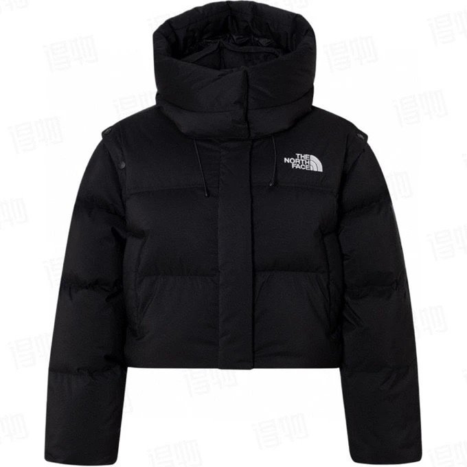 北面THE NORTH FACE Nuse NOVELTY NUSE DT 肯豆短款二合一袖子可拆卸保暖舒适防水防风 含羽绒外套