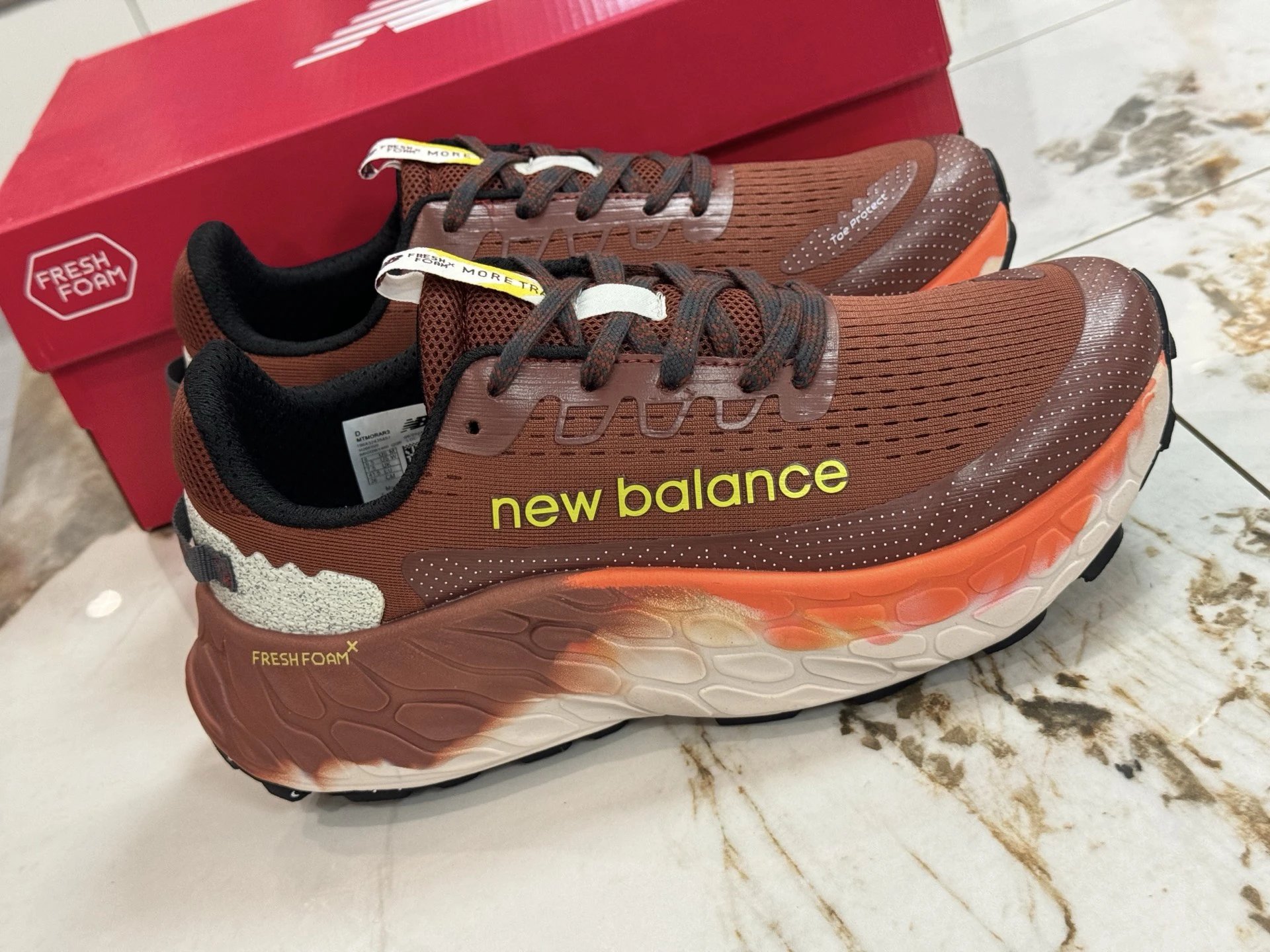 顶版v3跑鞋 顶级版（男码） new balance fresh foam x trail more v3 无论是越野训练跑还是享受自然美景，new balan